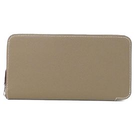 Hermes Hermès EN LIBERTE Silk in Classic Wallet Brown