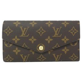 Portafoglio Sarah Monogram Louis Vuitton Marrone