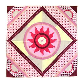 Bulgari Cachecol BVLGARI, Rosa, % Seda, Grande, Feminino, Rosa