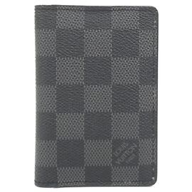 Louis Vuitton Damier Graphite Taschenorganizer Visitenkartenhalter / Kartenetui Braun