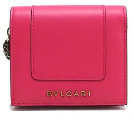 Bulgari Bvlgari Serpenti Forever fold Compact Wallet Pink Pink