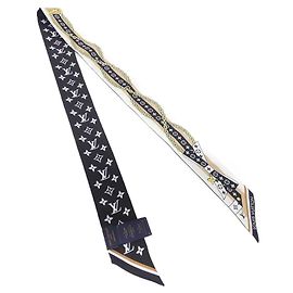 Sciarpa Muffler BB LV Bow di Louis Vuitton Nero