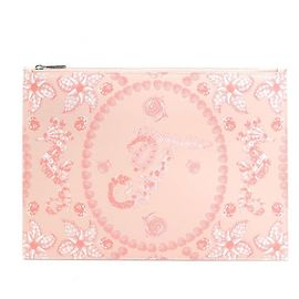 Tiffany & Co. Pochette, Cuir, Rose, Femme, Rose