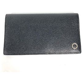 Bulgari Bvlgari Long wallet Two fold Long Wallet Black Black