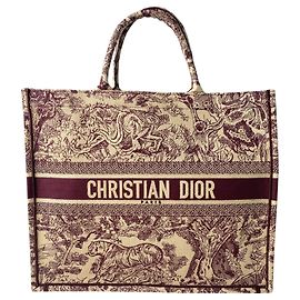 Borsa Tote Libro Dior da Donna Christian Dior Marrone