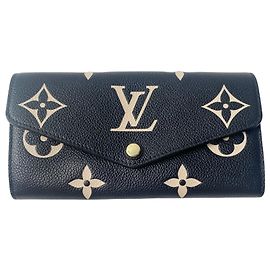 Portafoglio Lungo Sarah Empreinte Donna Louis Vuitton IC Nero