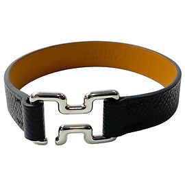 Hermès Herrenarmband Tonight, B Stamp, Schwarz