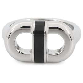 Hermès Maillon Ring, Black / Size HERMES Men's Ring Black