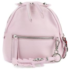Fendi By the way Backpack Crystal Pink with animal charm Pink
