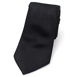 Christian Dior Silk Tie, Current Model, Men's Black