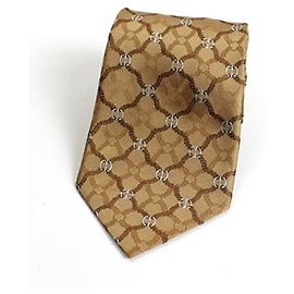 Corbata de seda sin usar para hombre GUCCI Castaño