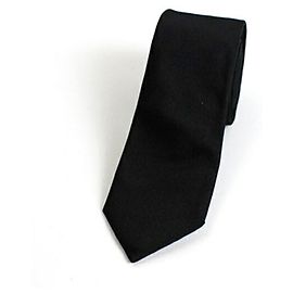 Cravatta in seta Christian Dior da uomo, cravatta stretta Nero