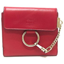 Chloé Cartera plegada Chloe Roja Roja