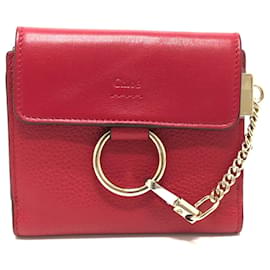 Chloé Chloe Folded wallet Red Red