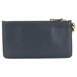 Pochette Christian Dior Bee in pelle blu navy, borsa clutch multiuso da donna Blu navy