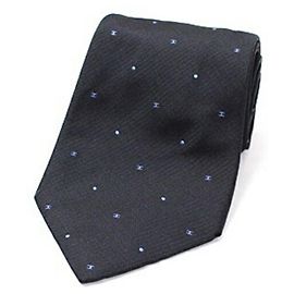 CHANEL silk tie for men Brown