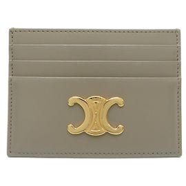 Céline Estuche para tarjetas de visita de mujer Celine Triomphe Gris