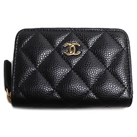Chanel Classic Zip Coin Purse Black