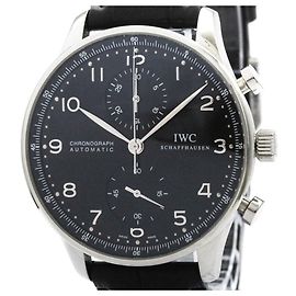 Relógio automático em aço IWC Portugieser Chronograph IW371438 Outro
