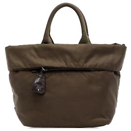 Prada braune Tessuto wendbare Handtasche Braun Khaki