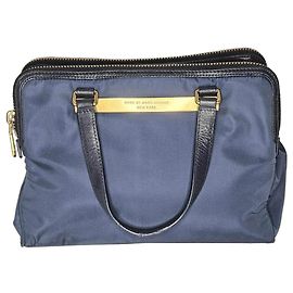 Bolsa Marc Jacobs azul marinho em nylon e couro Azul