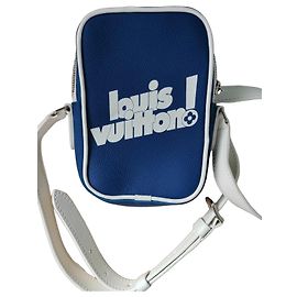 Louis Vuitton Danube Crossbody Bag Blue Eggshell Cloth Blue Eggshell
