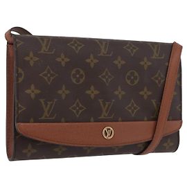 LOUIS VUITTON Bolsa de Ombro Monogram Bordeaux 24 M51798 LV Auth ka2545 Monograma