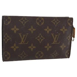 LOUIS VUITTON Monogram Bucket PM Accessory Pouch LV Auth 157823 Monogram
