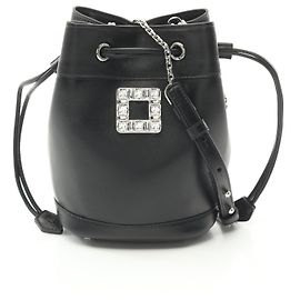 Borsa a secchiello in pelle Roger Vivier Borsa a tracolla Nero