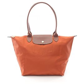 Longchamp Le Pliage Original Canvas Tote Bag Brown