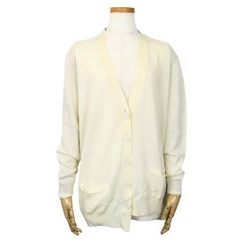 Cardigã de lã Loewe Branco Outro Cru