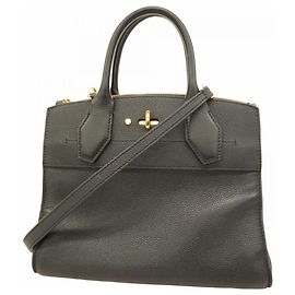 Sac à main Louis Vuitton City Steamer PM en Noir Noir