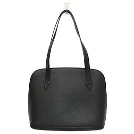 Borsa a spalla Louis Vuitton Epi Lussac M52282 per donne Nero