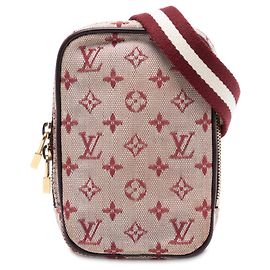Bolso de cámara Mini Lin Monograma Rojo Louis Vuitton Roja
