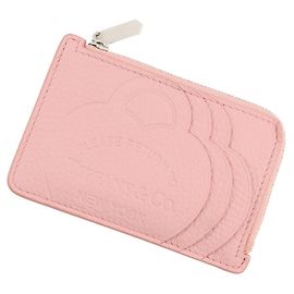 Tiffany & Co. Pink Leather Card Case Pink