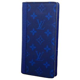 Cartera Larga Brazza Taiga Rama de Louis Vuitton Azul
