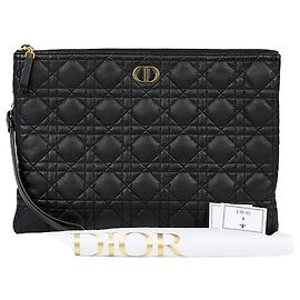Dior Pochette Quotidienne Grande Caro Noir