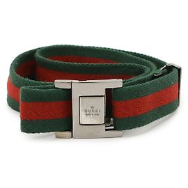 Cintura in tela Gucci Verde