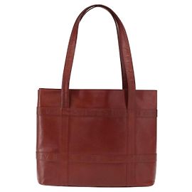 Bolsa tote vintage de couro Givenchy Marrom