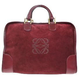 Loewe Amazona Suede 40 Rouge