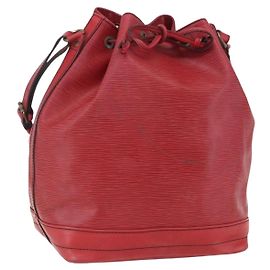 LOUIS VUITTON Bolsa de Hombro Epi Noe Roja M44007 LV Auth ka2439 Roja