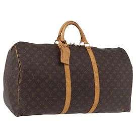 LOUIS VUITTON Bolsa Boston Monogram Keepall 60 M41422 Auth LV ka2464 Monograma