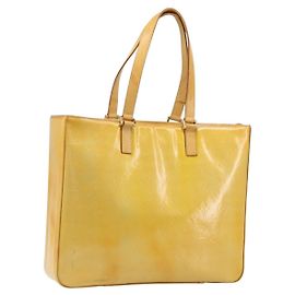 LOUIS VUITTON Sac Tote Columbus Monogram Vernis Gris M91028 LV Auth 172106 Gris
