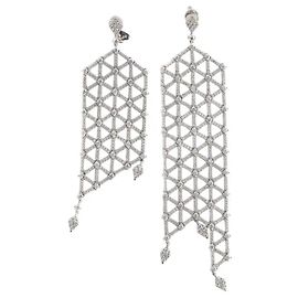 APM Monaco Pendientes chapados en plata Plata