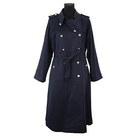Gerard Darel Blue cotton trench coat Blue