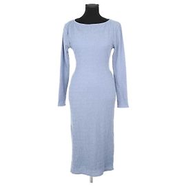 Rouje Blaue Baumwollkleid Blau