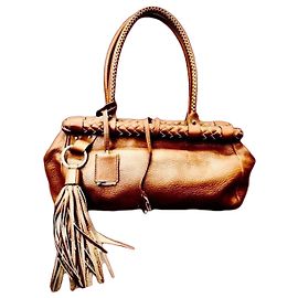 Jil Sander Bolsa de couro feminina Marrom
