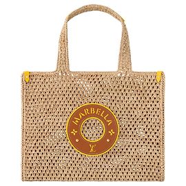 Louis Vuitton Bolsa LV OnTheGO MM nova Bege