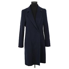 Autre Marque Abrigo de lana azul Azul