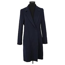 Autre Marque Blauer Wollmantel Blau